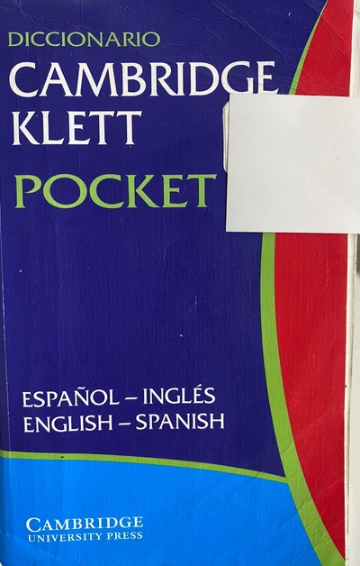 Ecolectura Diccionario Cambridge Klett Pocket Espa Ol Ingl S